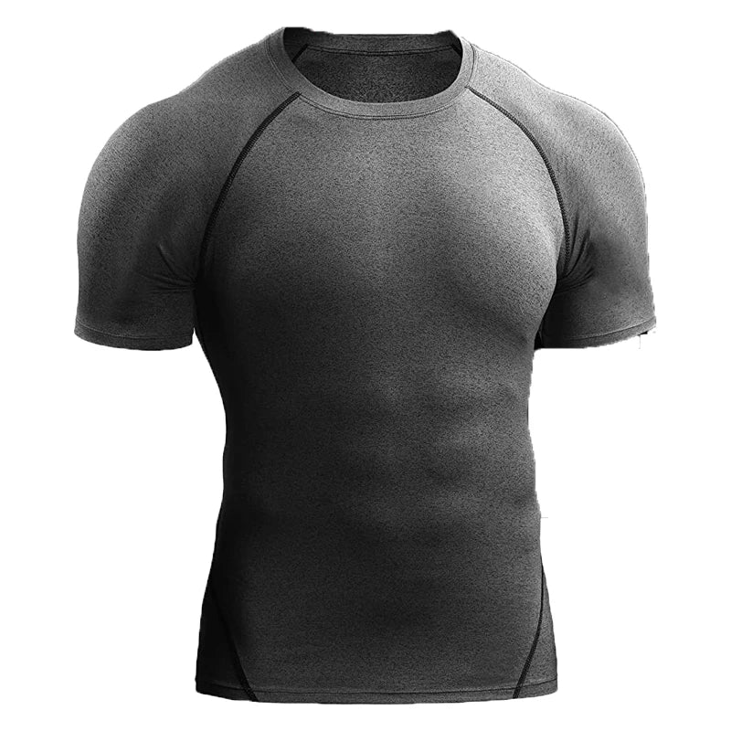 Men's Compression Sports T-Shirt – Quick-Dry Gym Tee