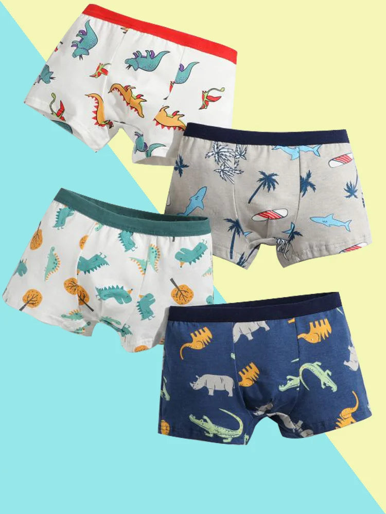 Boys Cotton Boxer Panties Sets