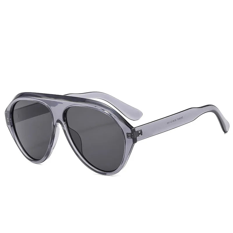 2025 New Fashion Oval Luxury Brand Sunglasses For Women Men Retro Oversized Frame Sun Glasses Trending Shades UV400 Eyeglasses