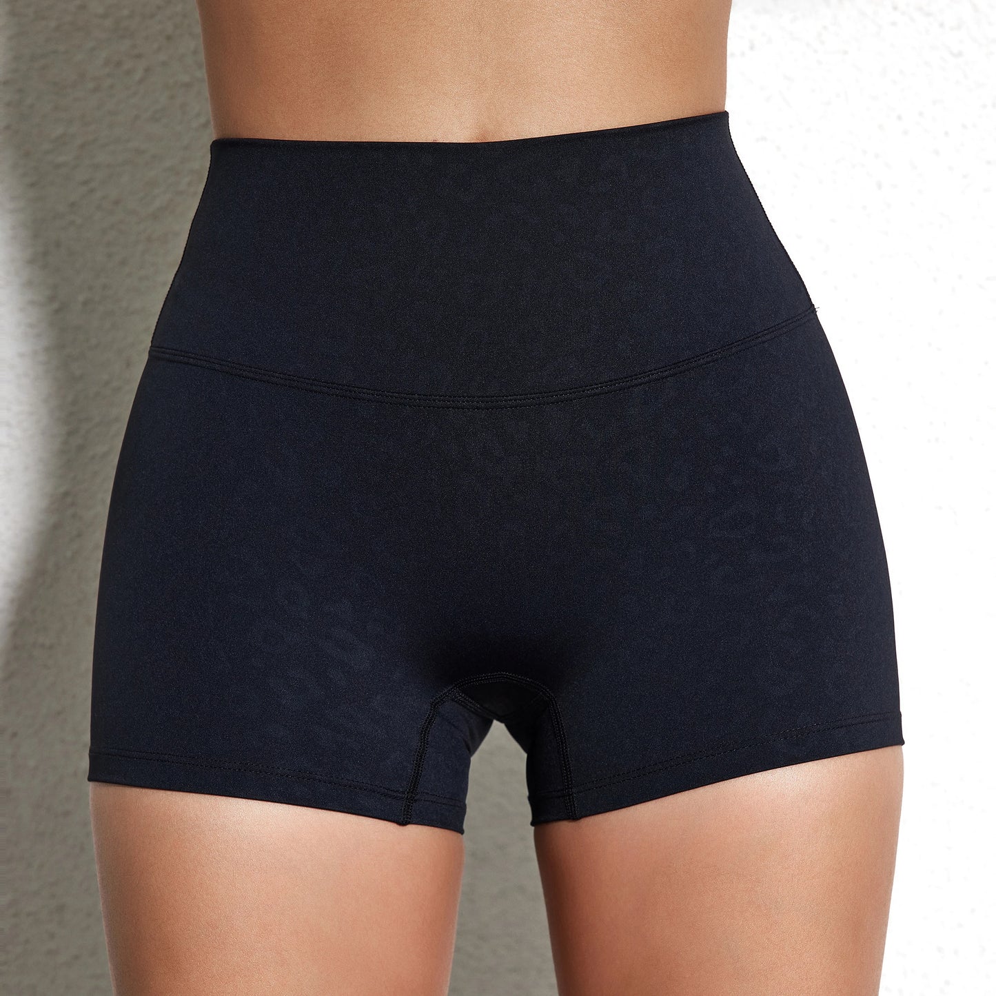 Sexy Solid Color Women Fitness Sport Short High Waist Yoga Short Leggings Soft Leopard Print Comprehensive Training Jog Athletic