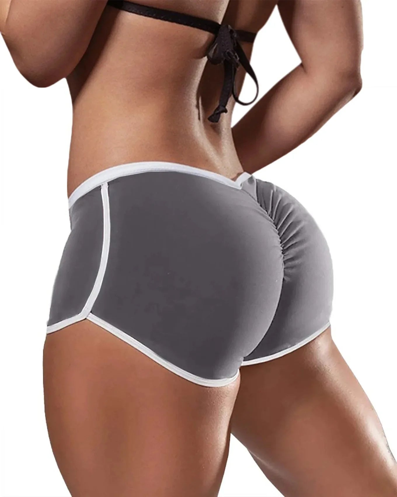 Women's Quick Dry Sweatpants, Low Rise Athletic Shorts, Stretch Elasticated Waistband Shorts, Casual, Yoga, Sexy, Workout, Gym