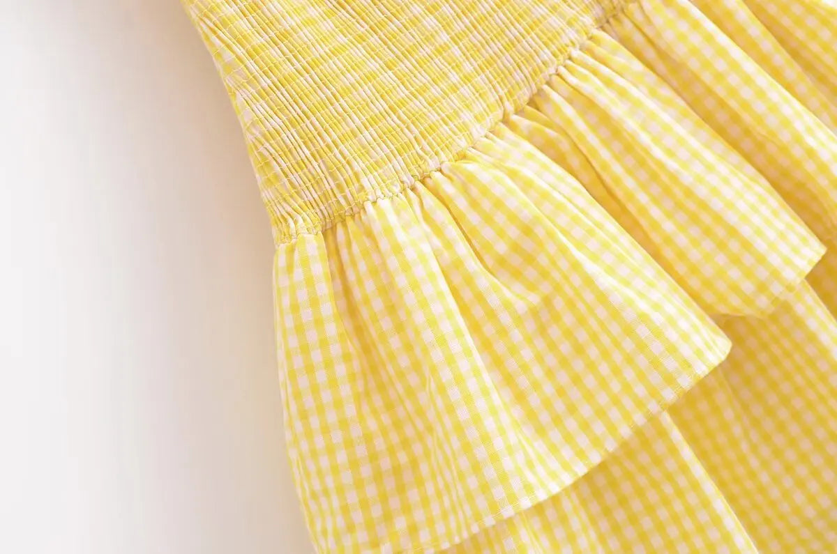 French gentle suspender dress female summer elastic waist backless fashion pure desire short suspender dress