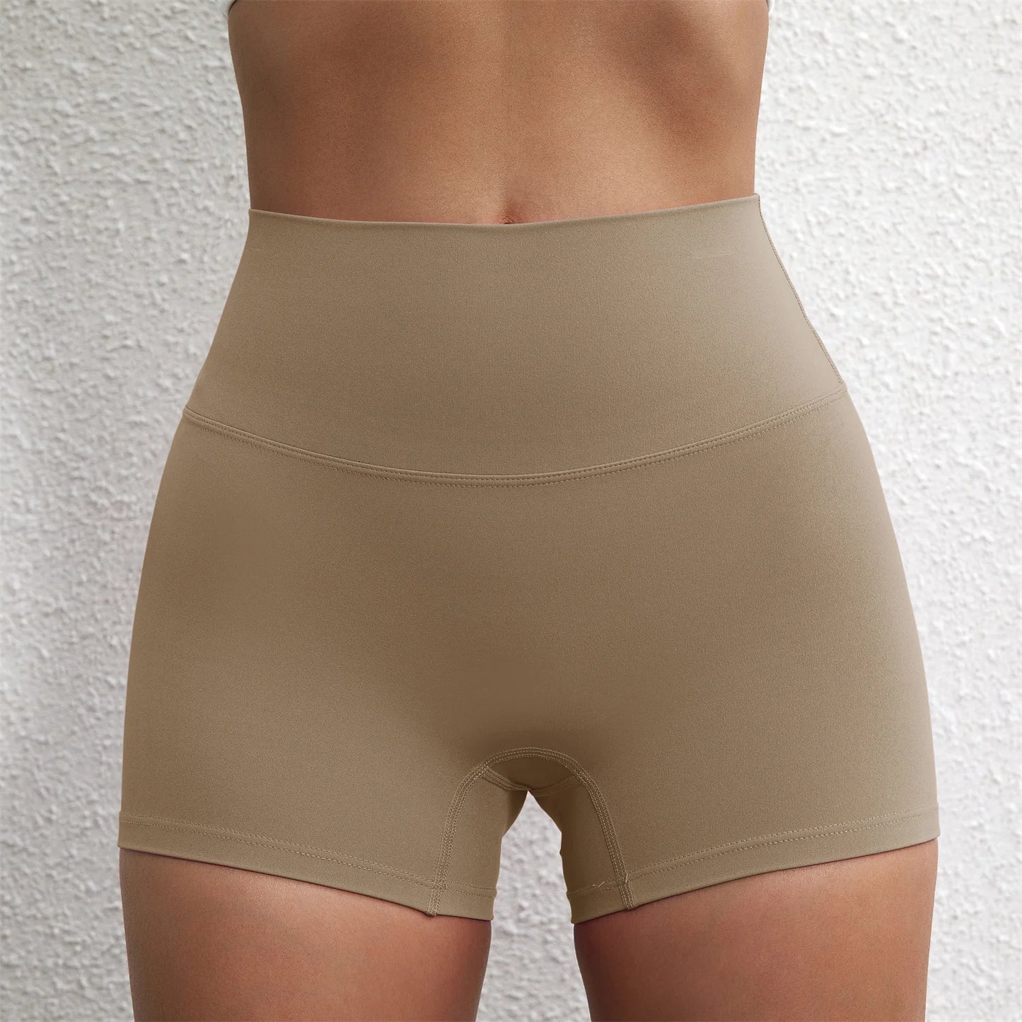 Sexy Solid Color Women Fitness Sport Short High Waist Yoga Short Leggings Soft Leopard Print Comprehensive Training Jog Athletic