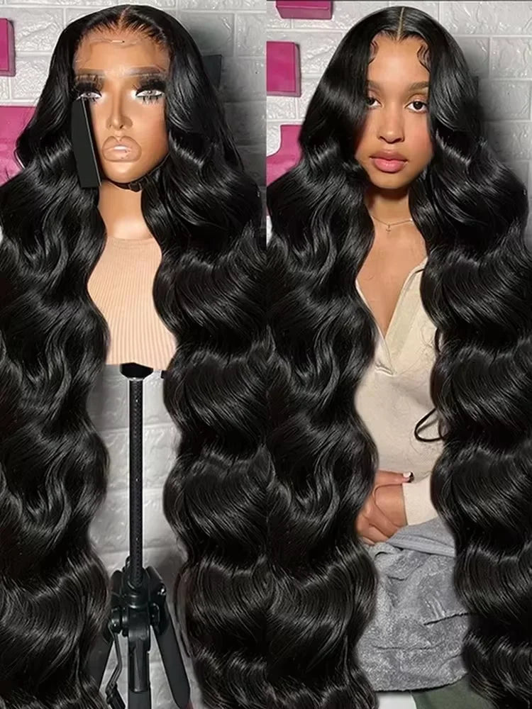 250% HD Remy Body Wave Lace Front Wig 30 40 Inch