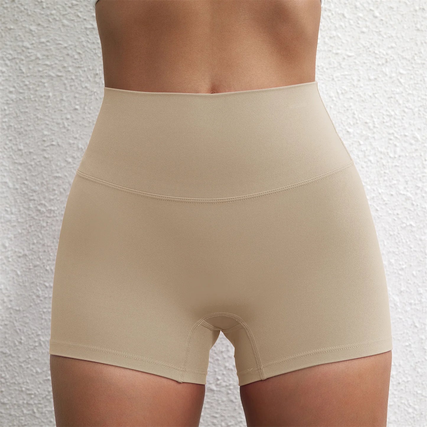 Sexy Solid Color Women Fitness Sport Short High Waist Yoga Short Leggings Soft Leopard Print Comprehensive Training Jog Athletic