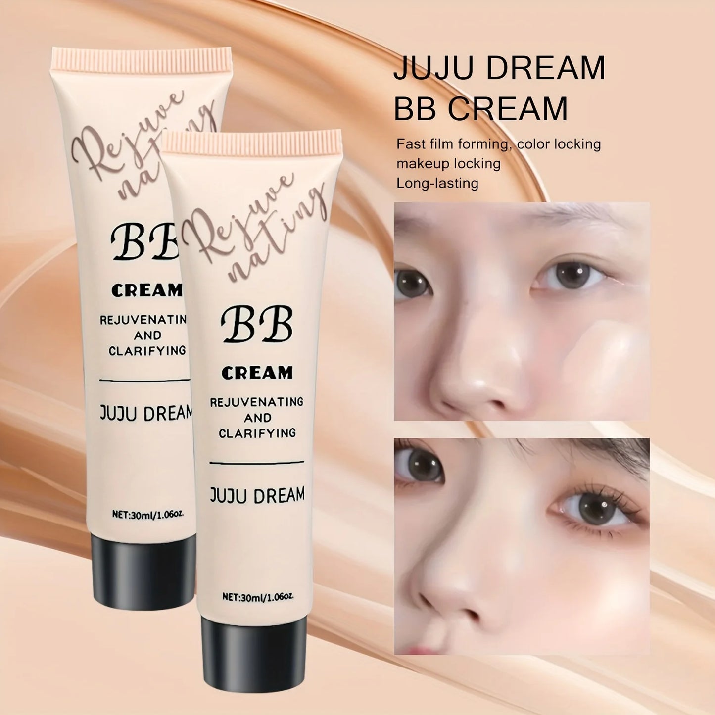Natural BB Cream Moistuarizing Long-Lasting Concealer