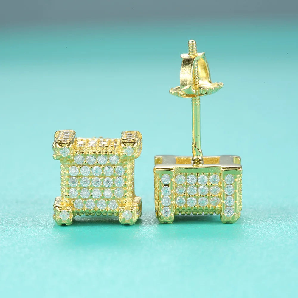 Luxury Platinum 18K gold Women's Earrings