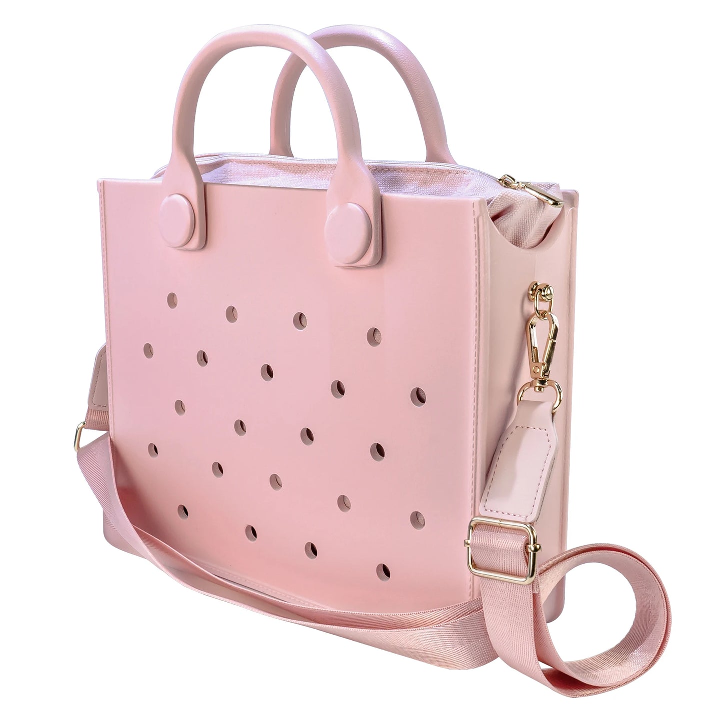 New Women Fashion Punched Handbag