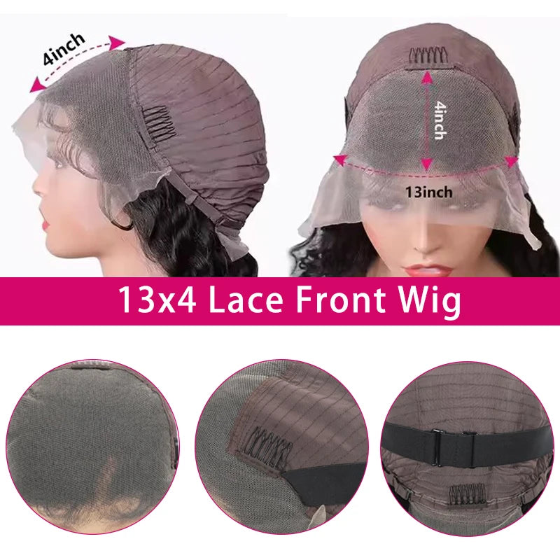 30 36 Inch Body Wave 13x6 Orange Ginger Lace Front Wigs Human Hair Pre Plucked 13x4 Human Hair Lace Frontal Wigs For Women