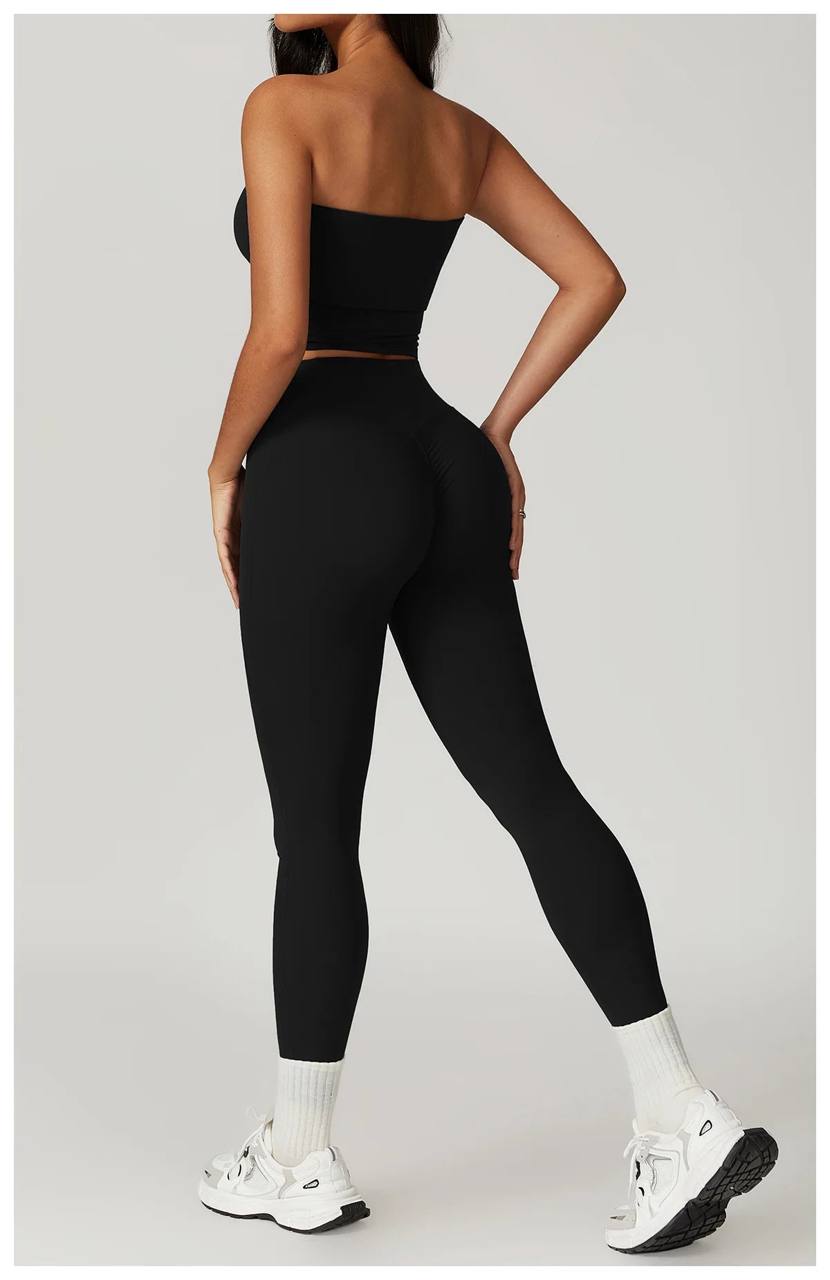 Women's Clothes 2pcs Gym Yoga Suit Sports Set Workout Tracksuit Breathable Sexy Bra Fitness Bell-bottoms Leggings Athletic Wear