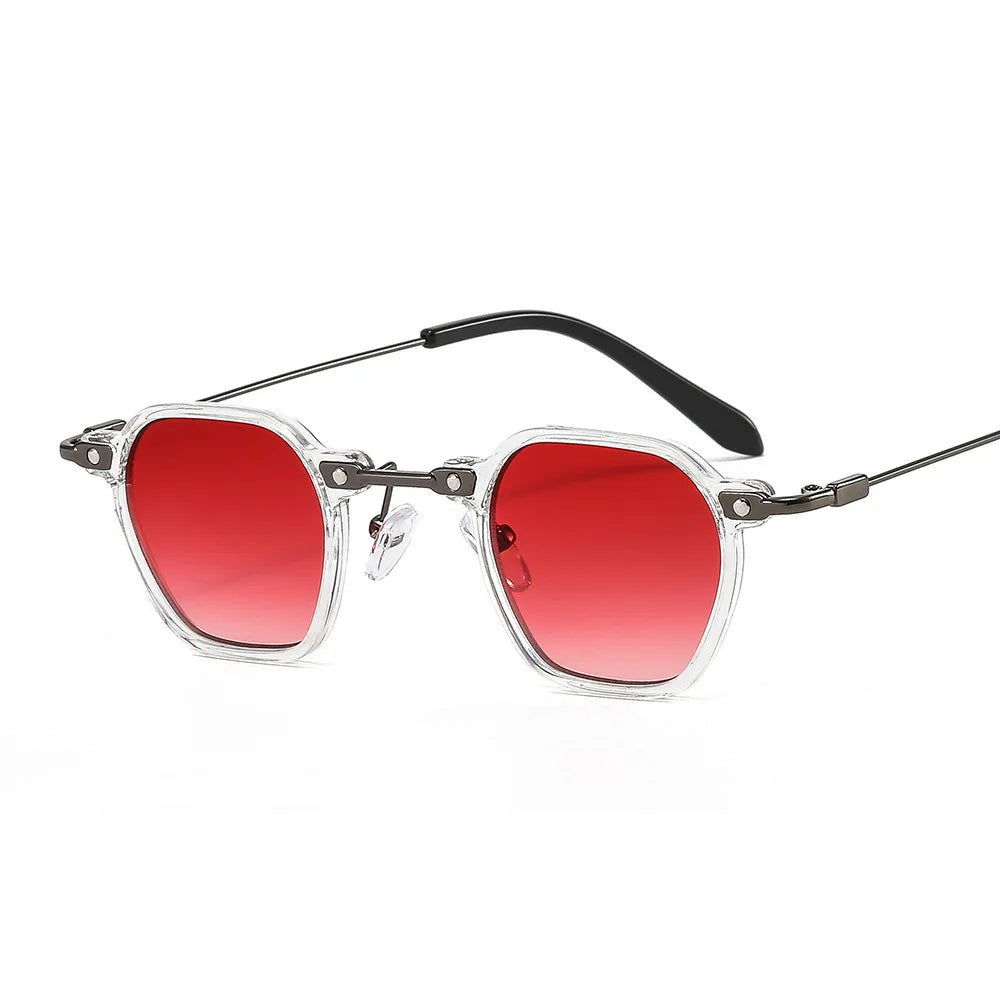 2025 Small Punk Sunglasses For Women And Men Square Sun Glasses Frames Female Hip-Hop Retro Shades Mirror Gafas De Sol UV400