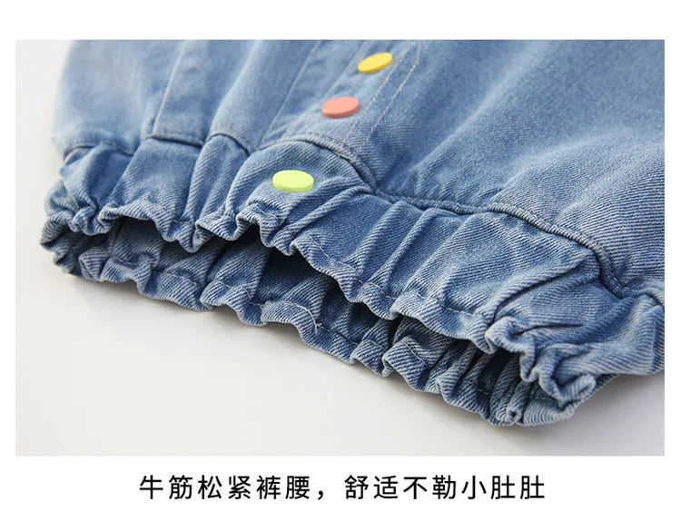 New Girls Shorts Summer Children's Denim Shorts For Kids Trousers Casual Beach Shorts Hot Pants For Teen Girl Clothes 10 12Years