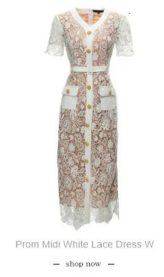 JAMERARY Women Dress Summer Runway Cut Out Double Layer Ruffles Embroidery Elastic Waist Short Party Vestidos Holiday Beach Wear