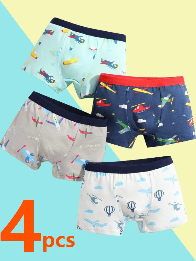 Boys Cotton Boxer Panties Sets