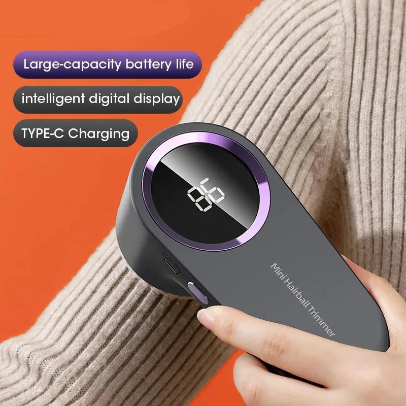LED Electric Lint Remover USB Rechargeable Fabric Shaver