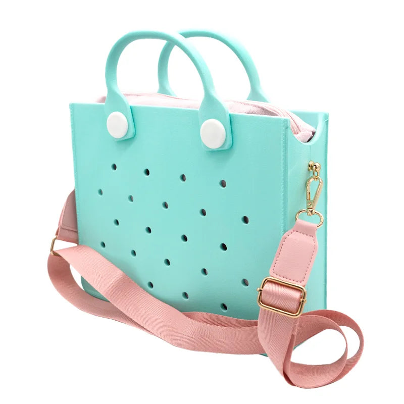 New Women Fashion Punched Handbag