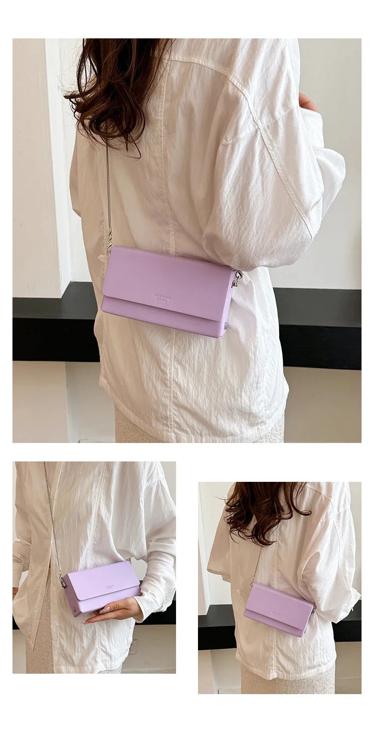 2025 New Women's Bag Fashion Simple Handbag High Quality Design Single Shoulder Bag Crossover Buckle Purse HOT SALE