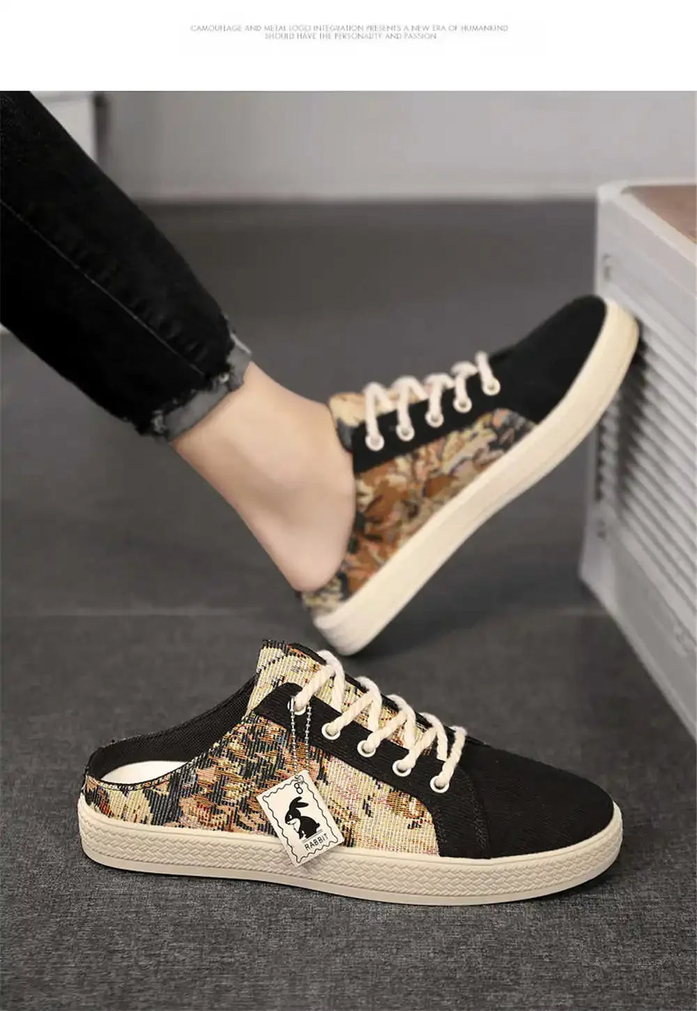 Rubber Sole Open Back Summer Shoes Casual Sports Sneakers For Men Super Offers Offers New Hit Products Styling Famous Brand