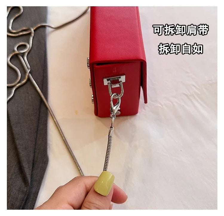 2025 New Women's Bag Fashion Simple Handbag High Quality Design Single Shoulder Bag Crossover Buckle Purse HOT SALE