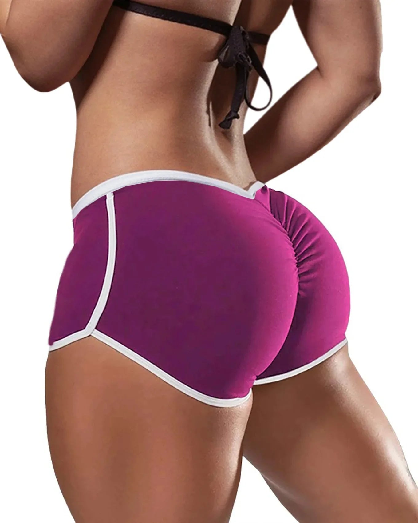 Women's Quick Dry Sweatpants, Low Rise Athletic Shorts, Stretch Elasticated Waistband Shorts, Casual, Yoga, Sexy, Workout, Gym