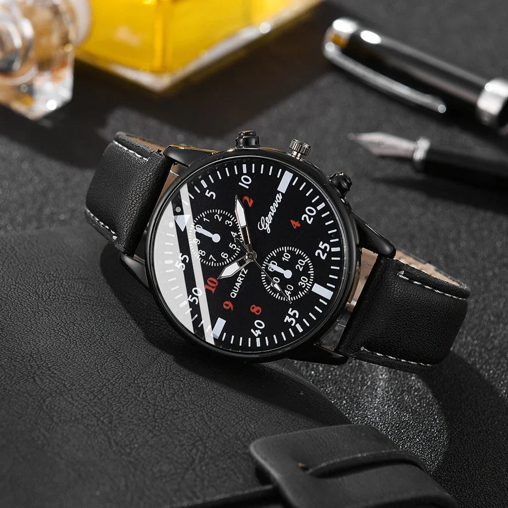 Men's 3-Piece Gift Set – Watch, Sunglasses & Wallet