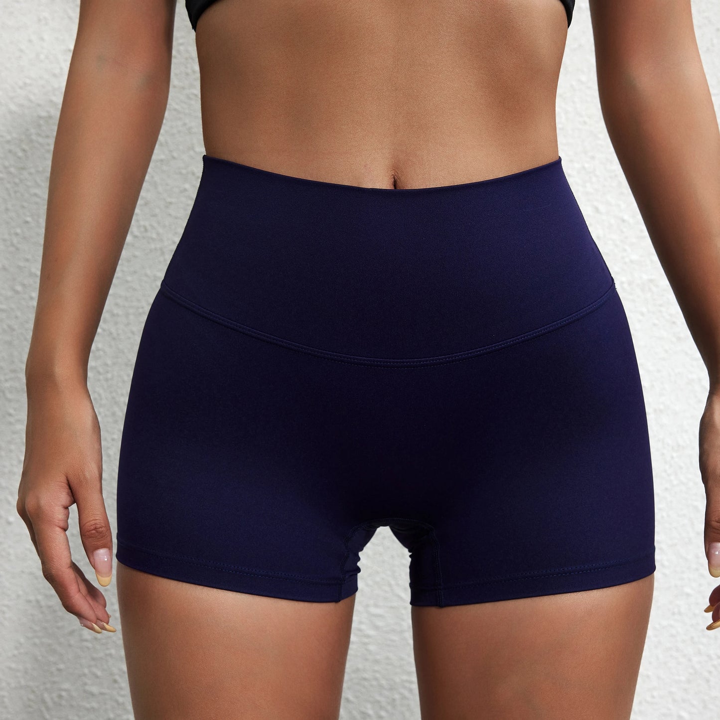 Sexy Solid Color Women Fitness Sport Short High Waist Athletic Yoga Short Leg Cycling Comprehensive Training Jogging Squat Proof