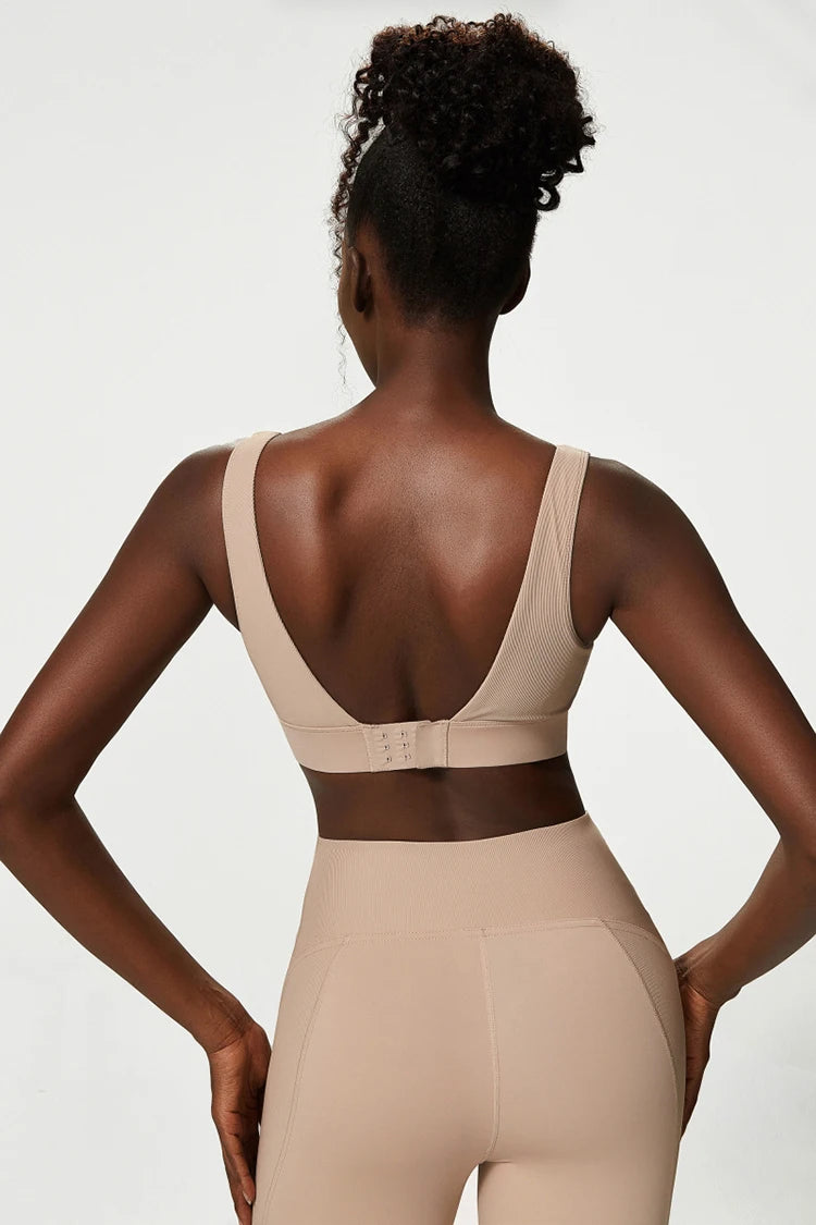2/3 Pieces Fitness Yoga Set Women Solid Color Stretch Athletic Suit Sexy Bra Zipper Jacket High Waist Leggings Female Sportswear