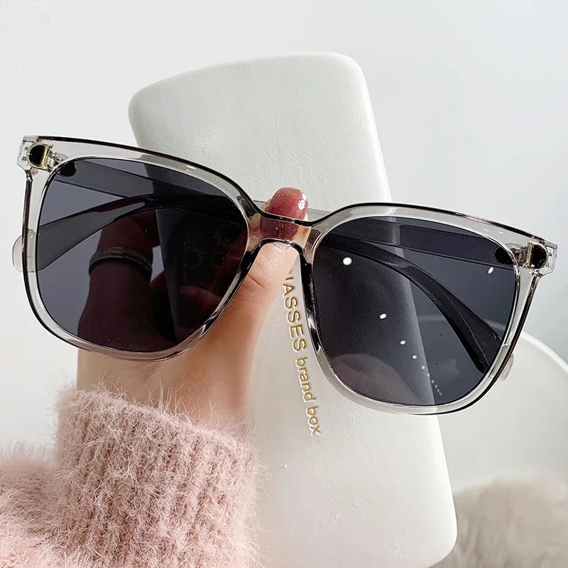 Women's Oversized Square Sunglasses Vintage Gradient
