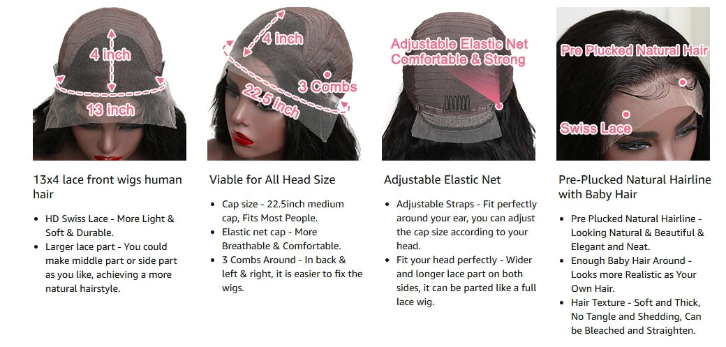Yellow 613 13x4 13x6 Transparent Lace Frontal Wig Brazilian Straight 613 Colored Human Hair13x6 Lace Front Wigs Pre Plcuked