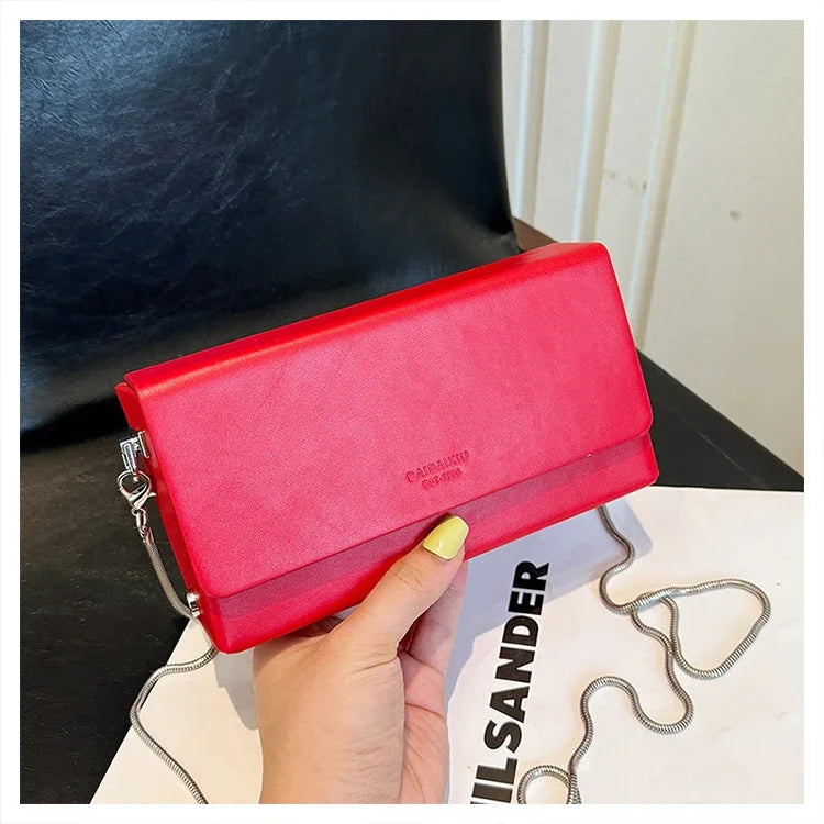 2025 New Women's Bag Fashion Simple Handbag High Quality Design Single Shoulder Bag Crossover Buckle Purse HOT SALE