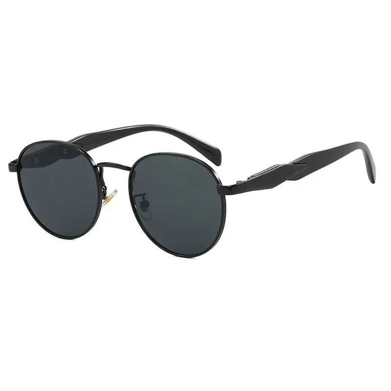 Vintage Round Metal Sunglasses Retro UV400 Eyewear