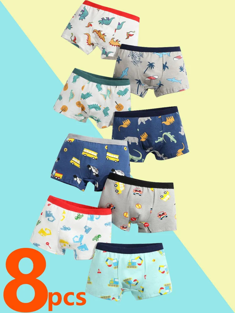 Boys Cotton Boxer Panties Sets