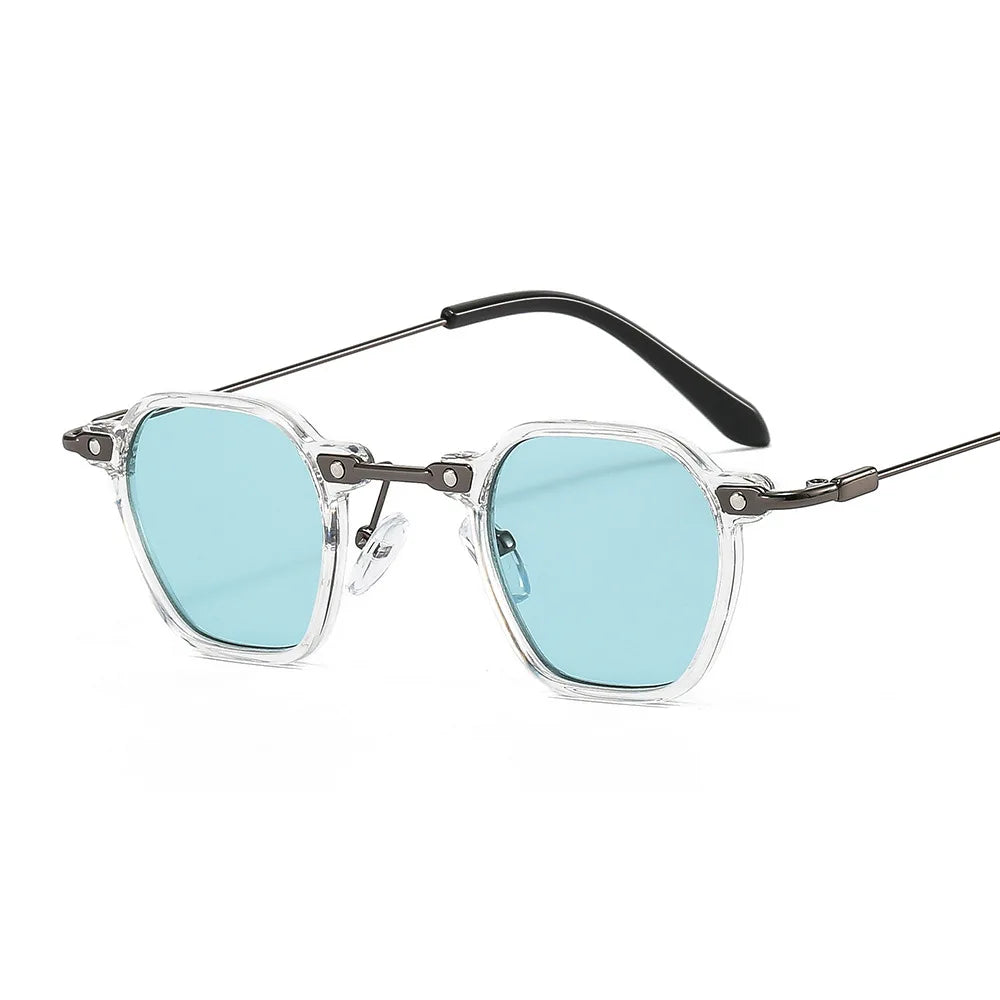 2025 Small Punk Sunglasses For Women And Men Square Sun Glasses Frames Female Hip-Hop Retro Shades Mirror Gafas De Sol UV400