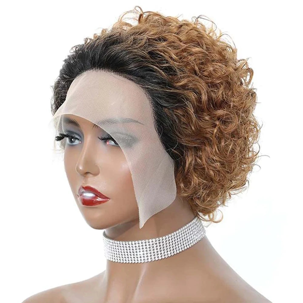 Pixie Cut Short Bob – Natural Black Human Hair Wig