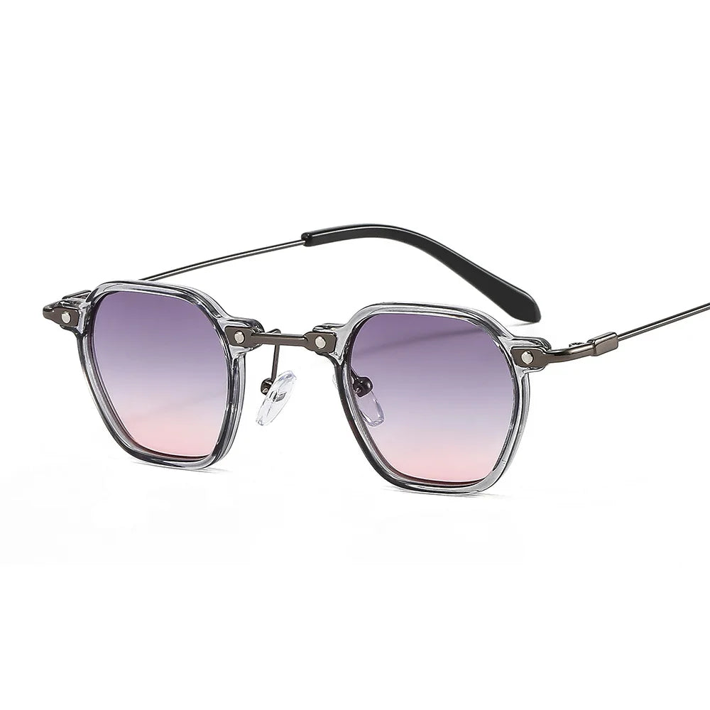 2025 Small Punk Sunglasses For Women And Men Square Sun Glasses Frames Female Hip-Hop Retro Shades Mirror Gafas De Sol UV400