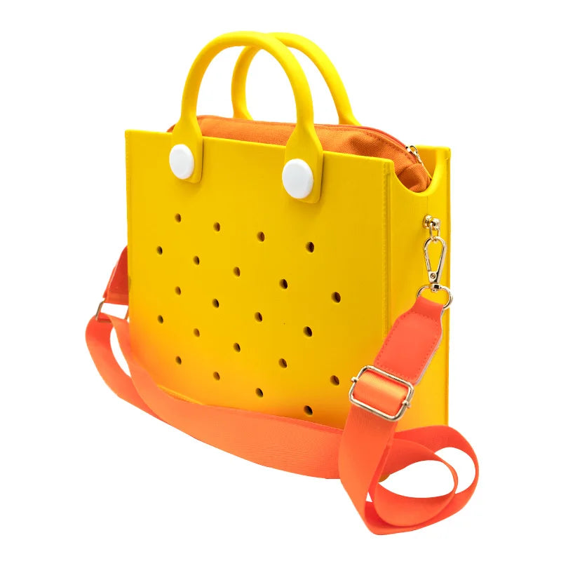 New Women Fashion Punched Handbag