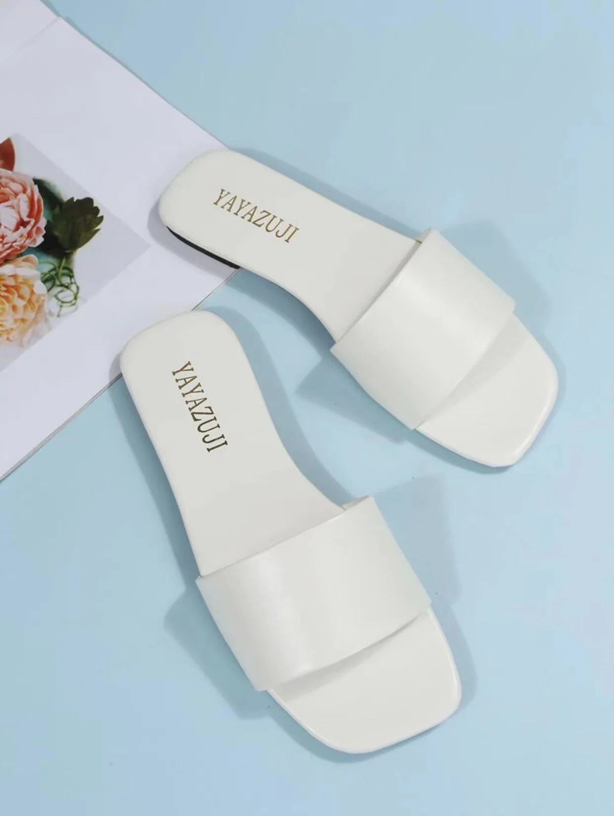 2025 New Summer Women Fashion Flat Street Slippers