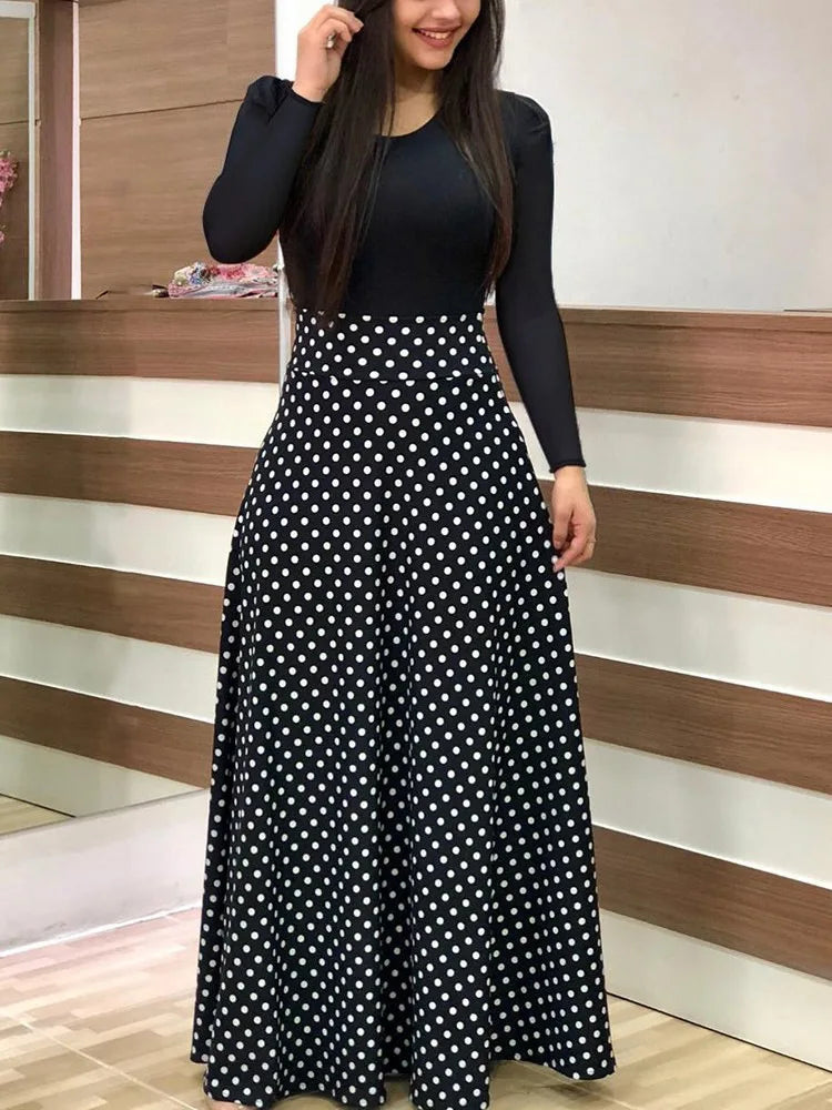 Flower Print Short Sleeved Dress