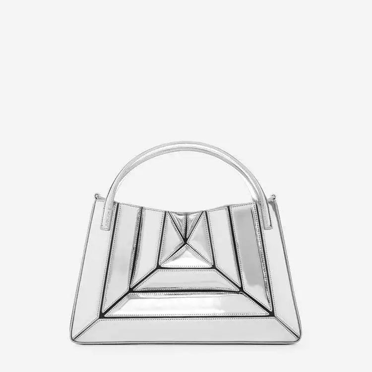 Fashion Panelled Women Handbags Patchwork Shoulder Bags Luxury Pu Leather Crossbdoy Bag Small Tote Trend Female Purses 2025
