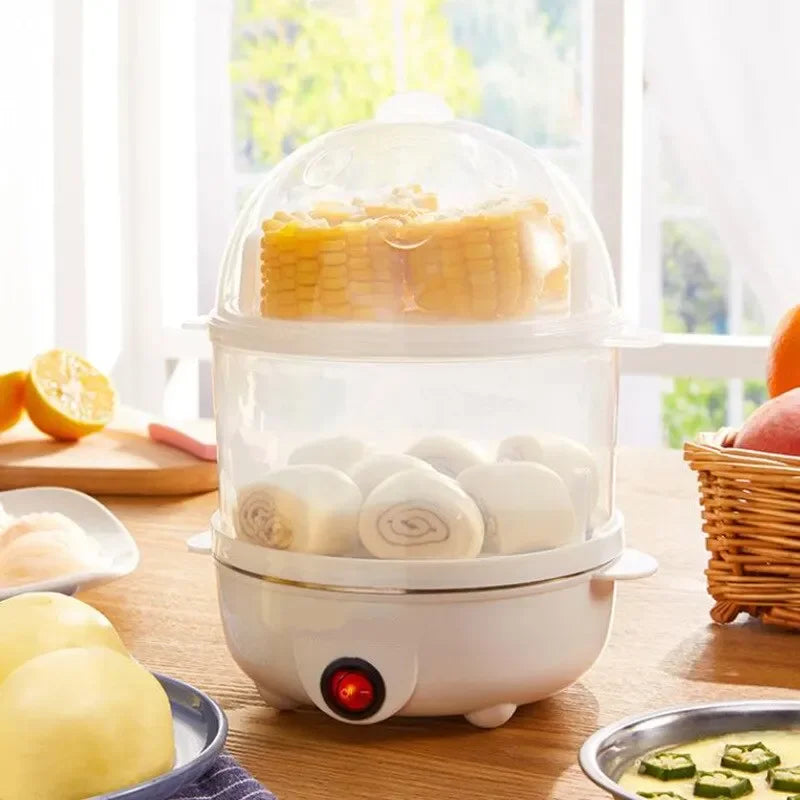 Multifunctional Electric Egg Boiler Double Layer Steamer