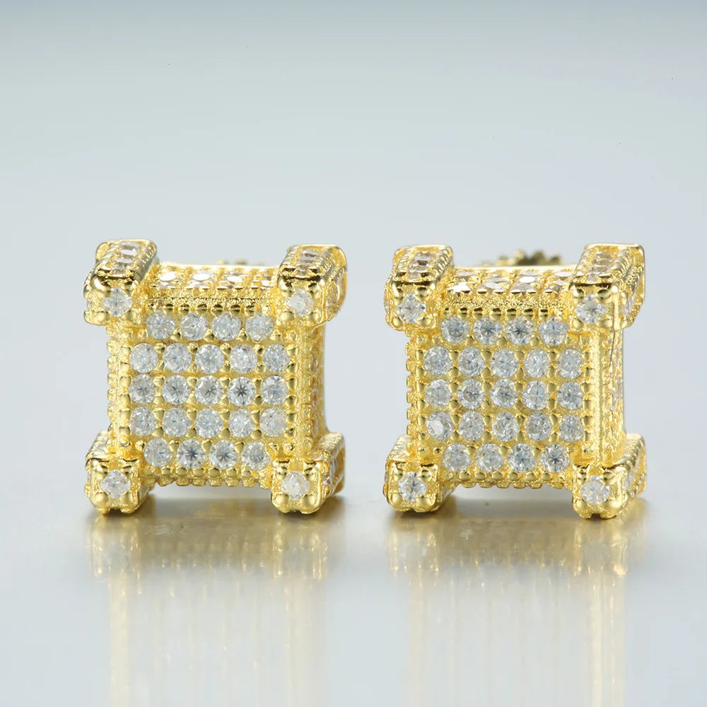 Luxury Platinum 18K gold Women's Earrings