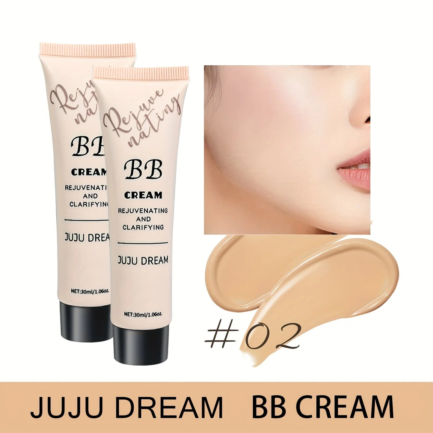 Natural BB Cream Moistuarizing Long-Lasting Concealer