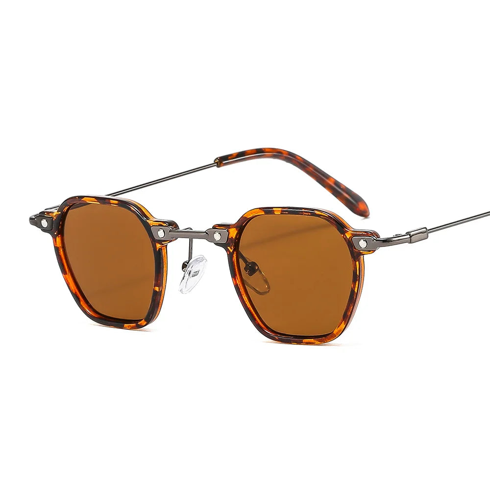2025 Small Punk Sunglasses For Women And Men Square Sun Glasses Frames Female Hip-Hop Retro Shades Mirror Gafas De Sol UV400