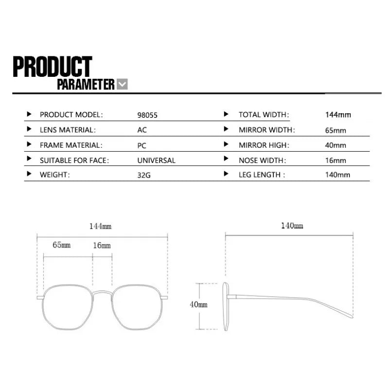 Retro Rectangle Sunglasses Women Small Frame