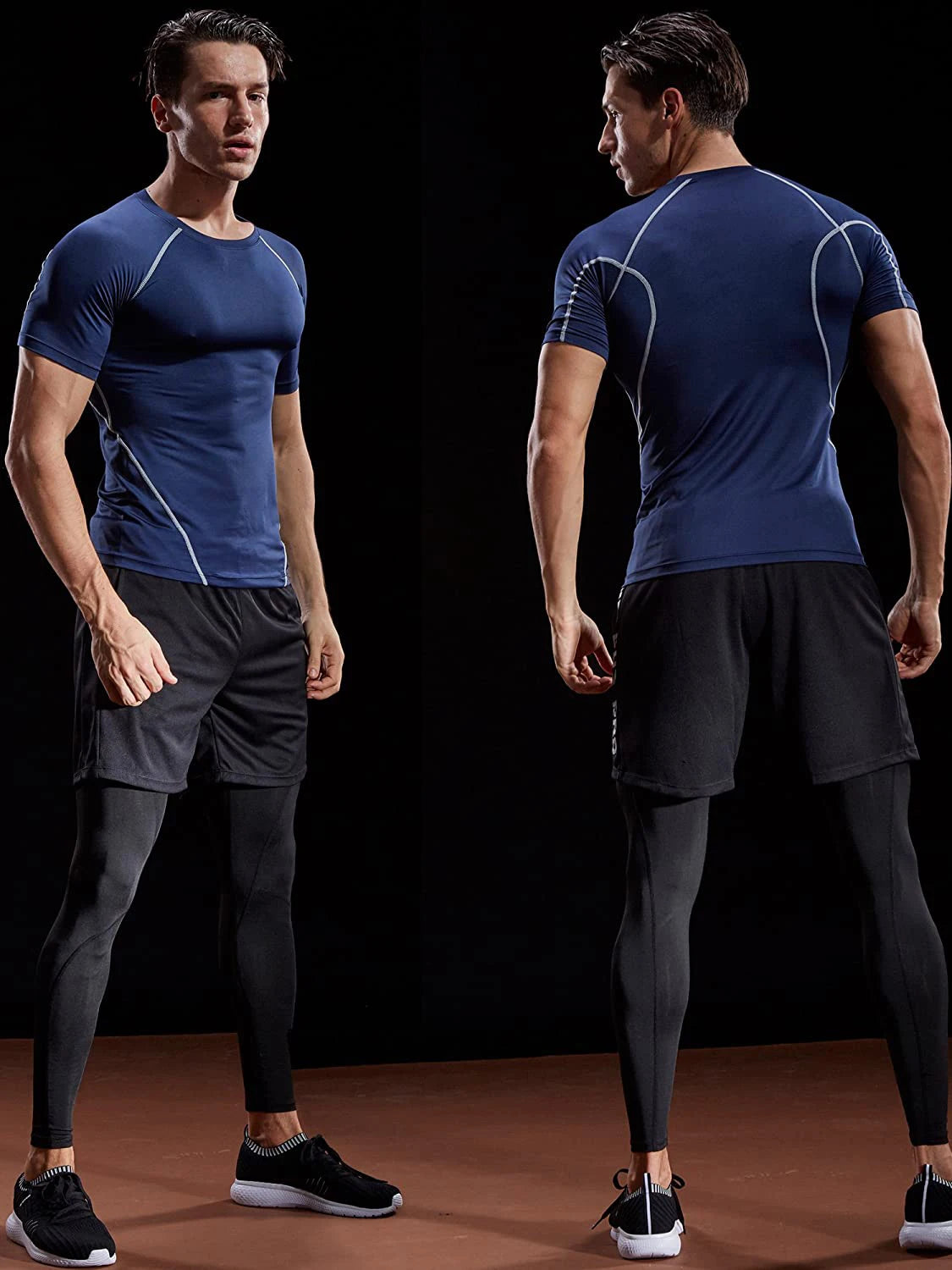 Men's Compression Sports T-Shirt – Quick-Dry Gym Tee