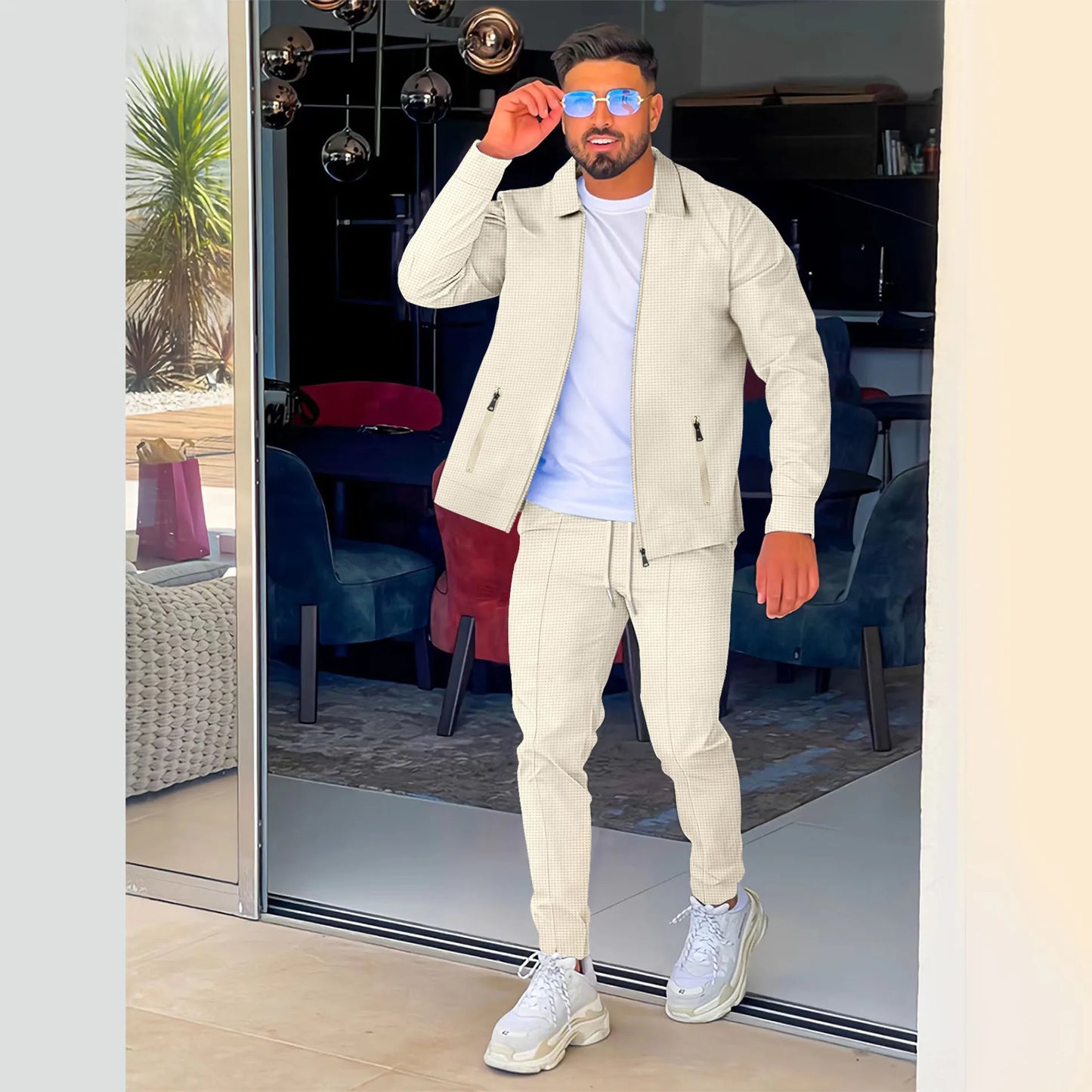 Men's Streetwear Tracksuit – Jacket & Pants Set