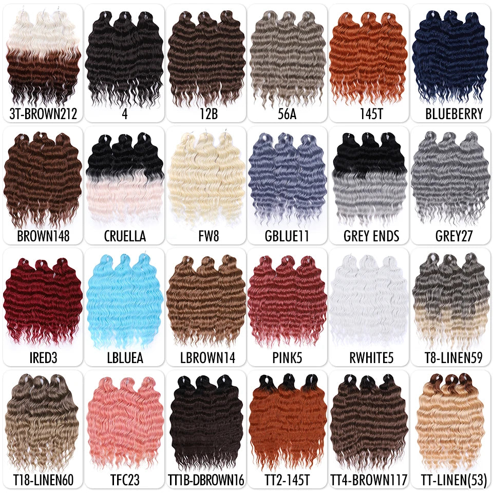 Anna 24 Inch Synthetic Hair Water Wave