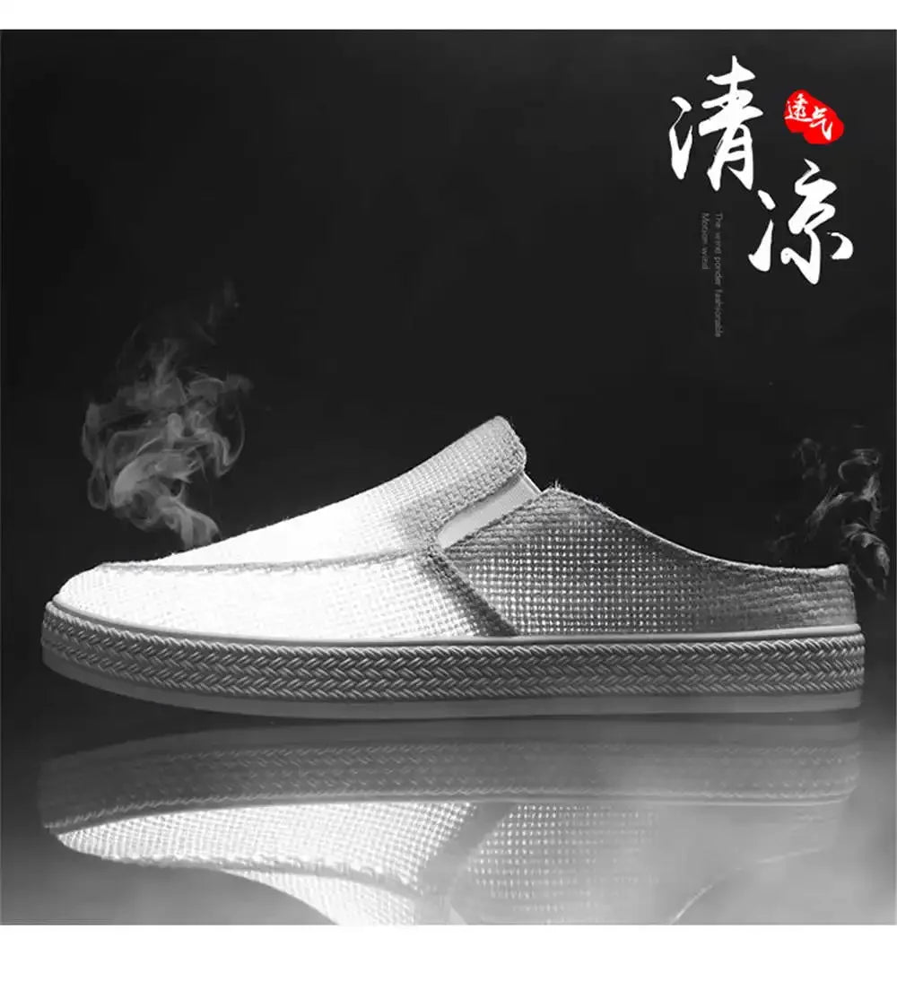 Rubber Sole Open Back Summer Shoes Casual Sports Sneakers For Men Super Offers Offers New Hit Products Styling Famous Brand