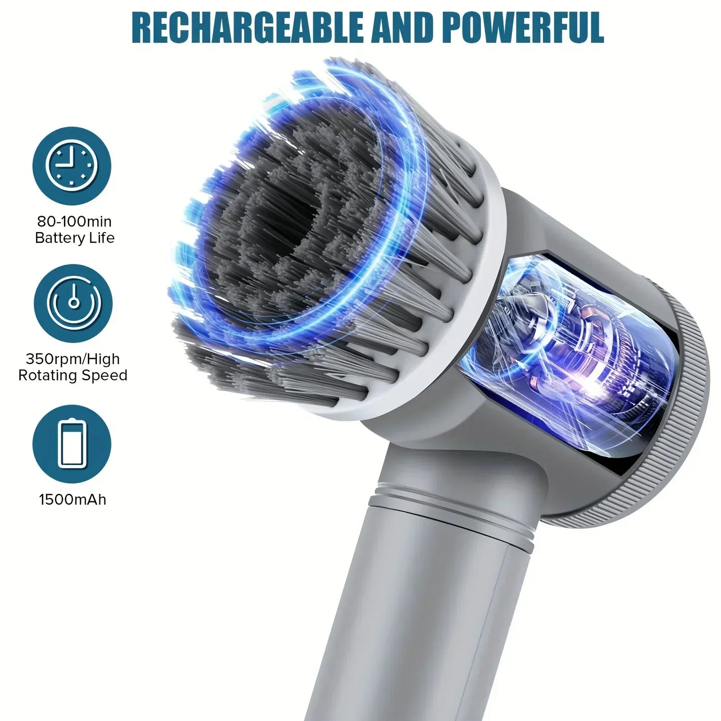 Xiaomi 5-in-1 Electric Spin Scrubber Cleaning Brush