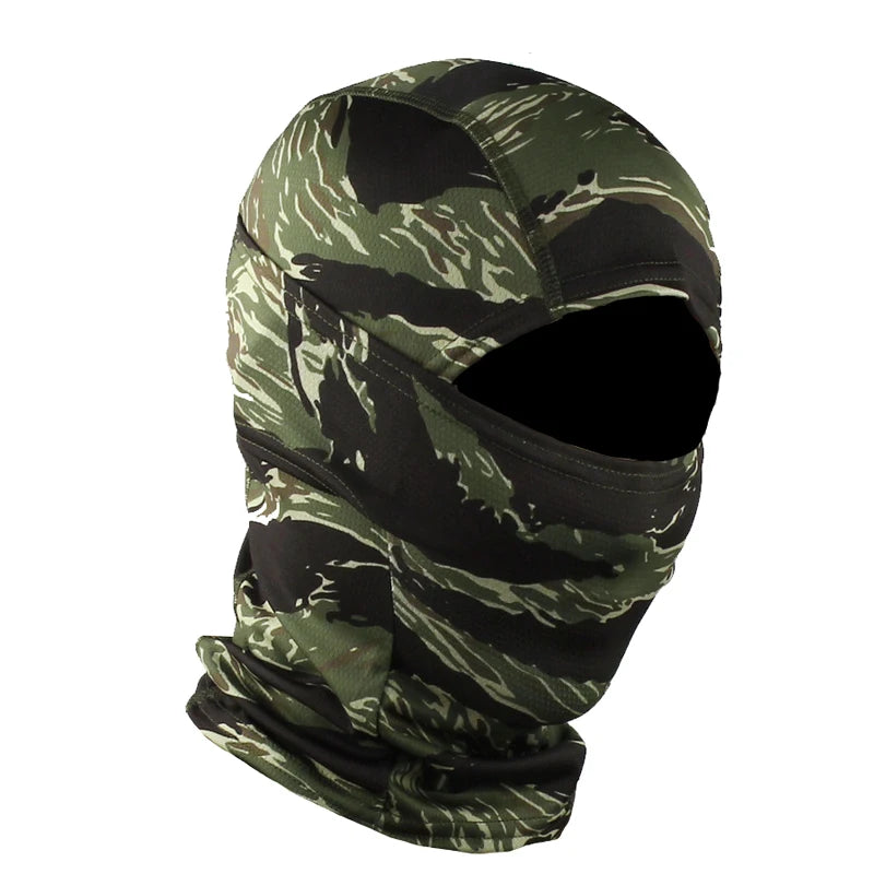 Camouflage Full Face Mask – Outdoor Cycling & Sports Balaclava